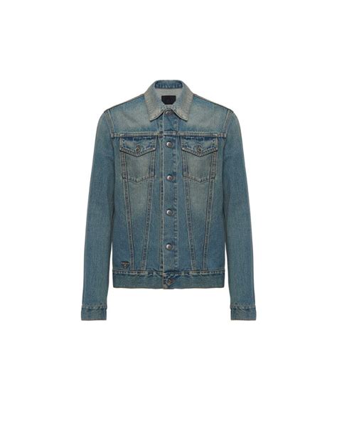 Hellblau Blousonjacke Aus Denim 